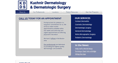 Desktop Screenshot of kuchnirdermatology.com