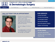 Tablet Screenshot of kuchnirdermatology.com